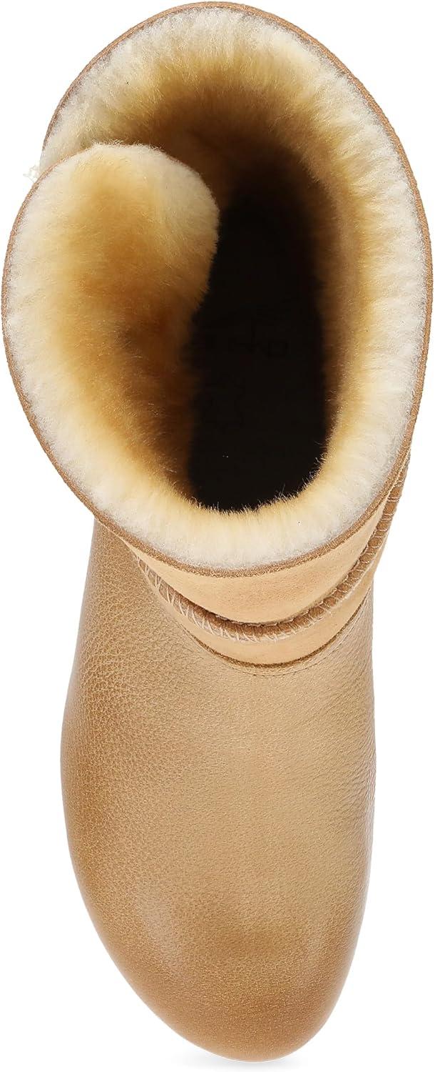 image:imageDansko MultiLook Fur Boots for Women Lilith Winter Boot with Real Shearling Shaft and Button Closure for Adjustable Fit and StyleHoney
