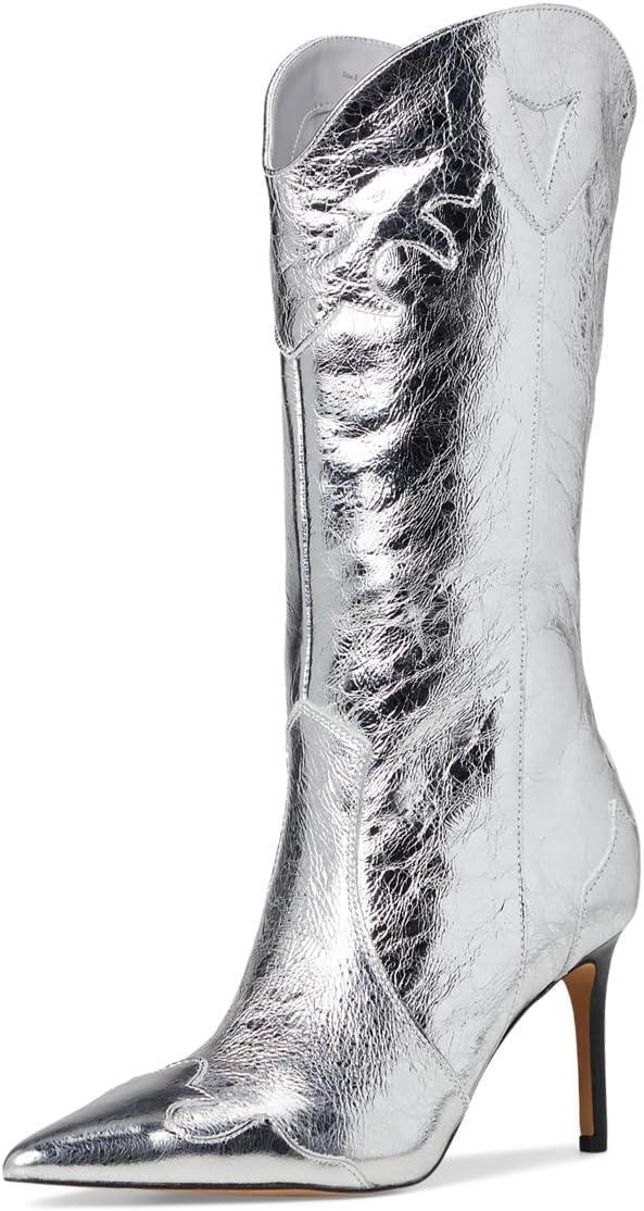 image:imageDolce Vita Womens Kasedy Fashion BootSilver Distressed Leather