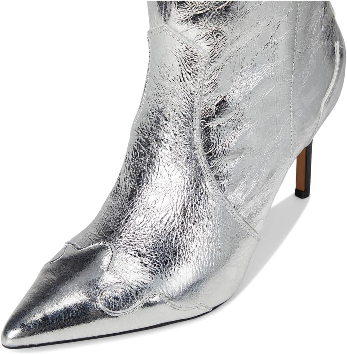 image:imageDolce Vita Womens Kasedy Fashion BootSilver Distressed Leather