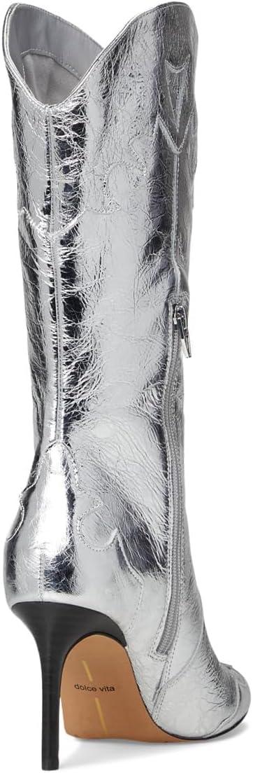image:imageDolce Vita Womens Kasedy Fashion BootSilver Distressed Leather