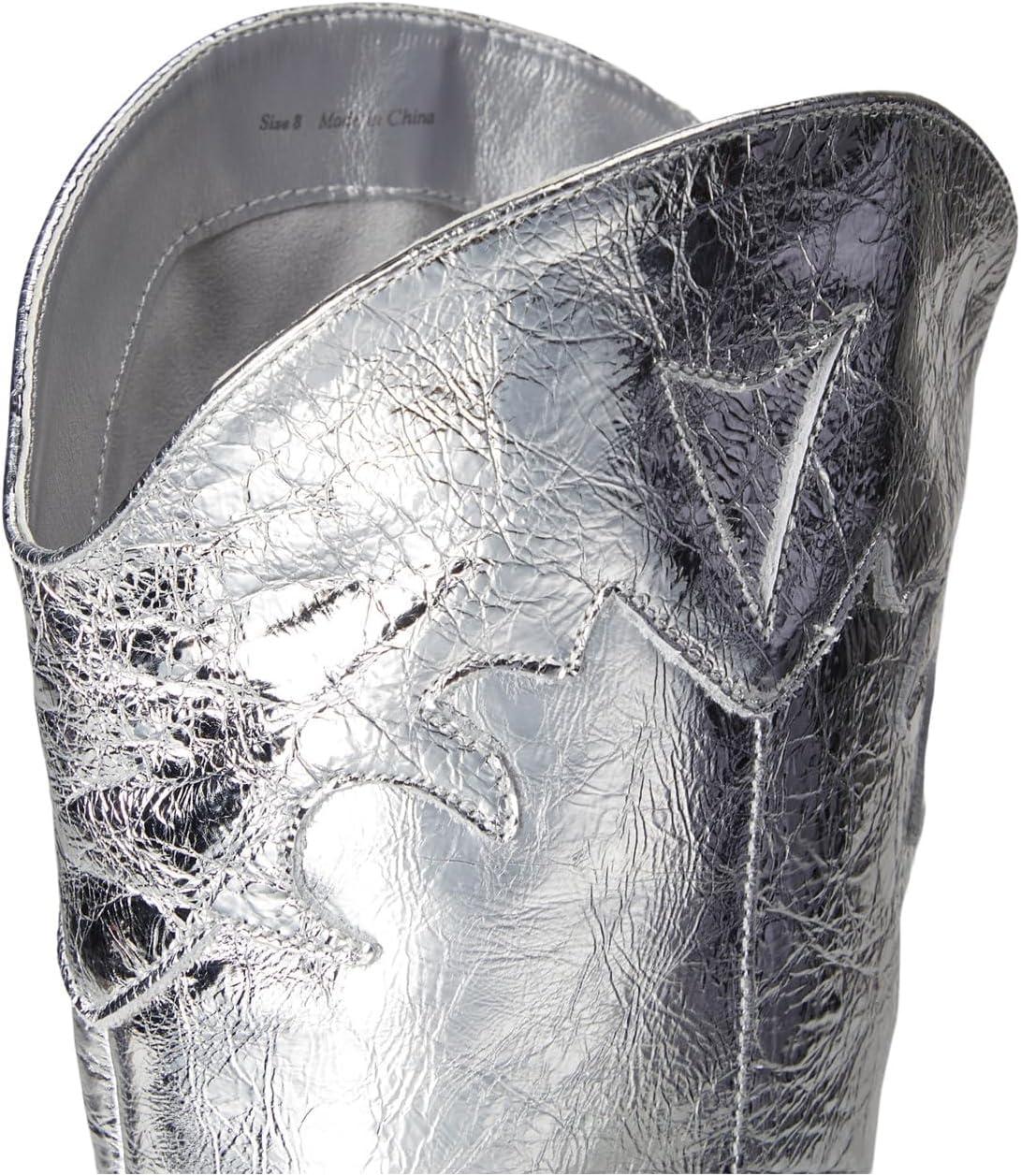 image:imageDolce Vita Womens Kasedy Fashion BootSilver Distressed Leather