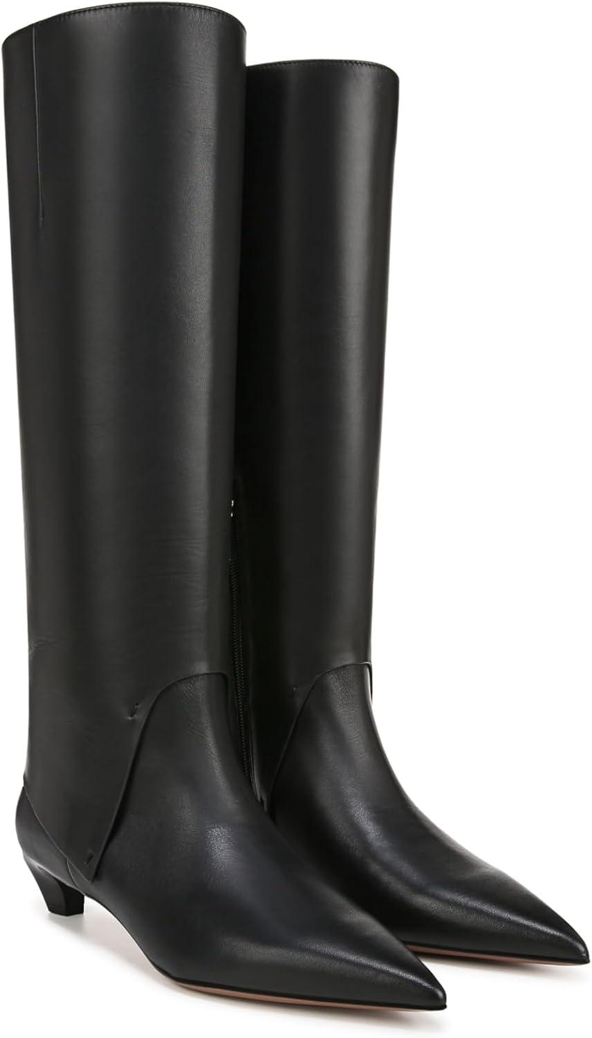 image:imageFranco Sarto Womens Andria High Shaft Boots KneeBlack Leather