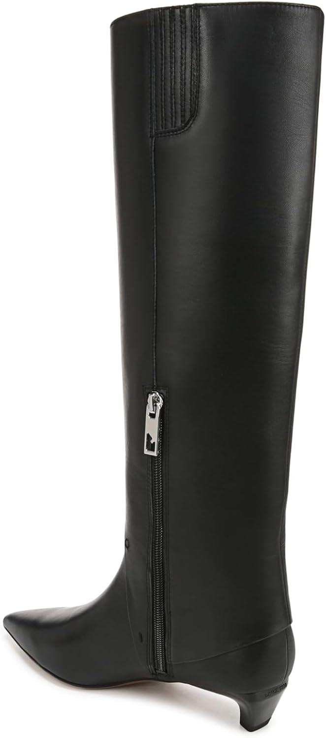 image:imageFranco Sarto Womens Andria High Shaft Boots KneeBlack Leather