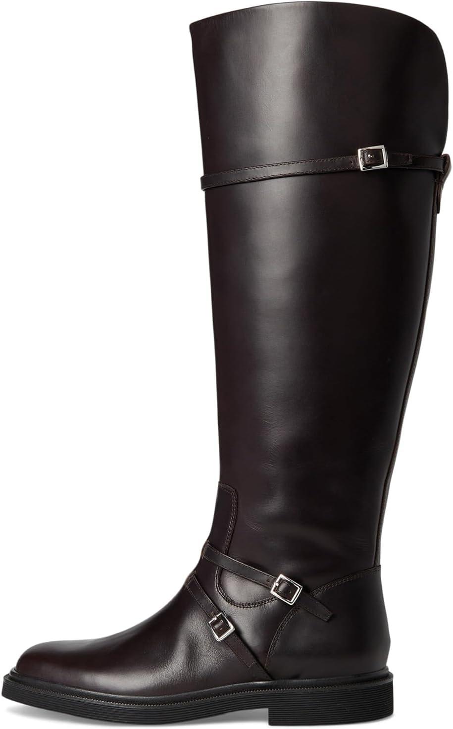 image:imageFranco Sarto womens Ainsley High Shaft BootsDark Hickory Brown Leather 1