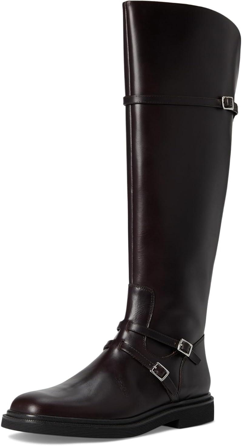 image:imageFranco Sarto womens Ainsley High Shaft BootsDark Hickory Brown Leather 1