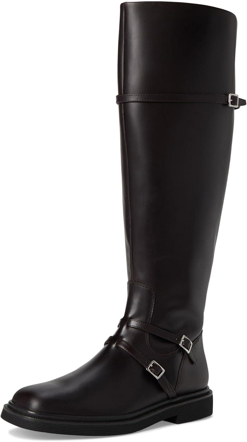 image:imageFranco Sarto womens Ainsley High Shaft BootsDark Hickory Brown Leather