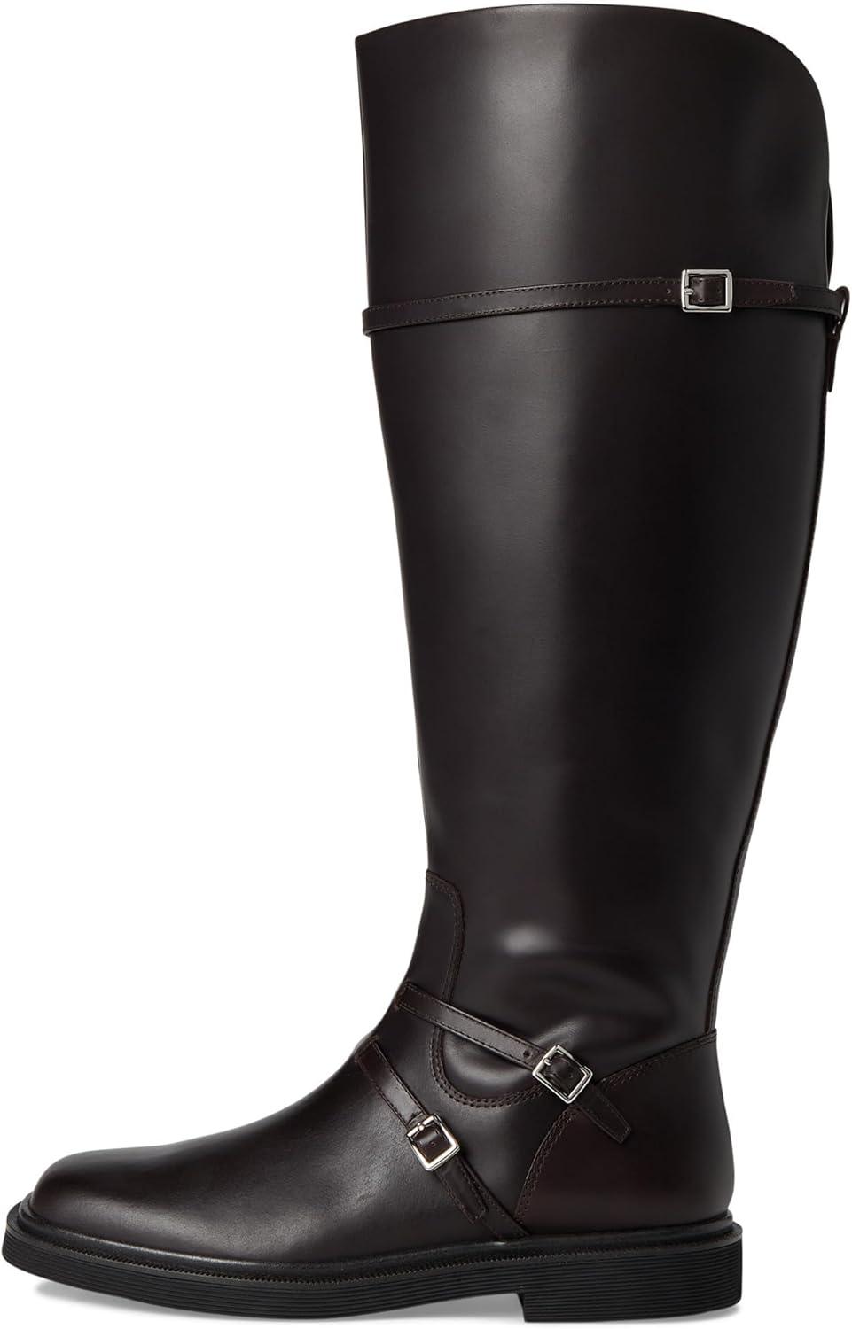 image:imageFranco Sarto womens Ainsley High Shaft BootsDark Hickory Brown Leather