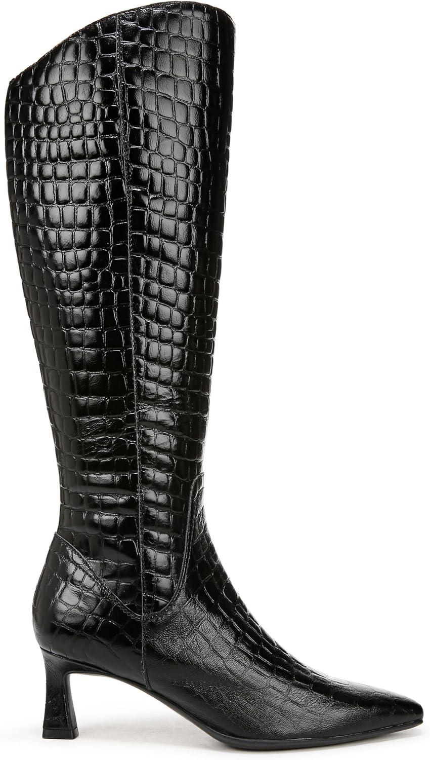 image:imageNaturalizer womens Deesha Pointed Toe Tall BootBlack Croco