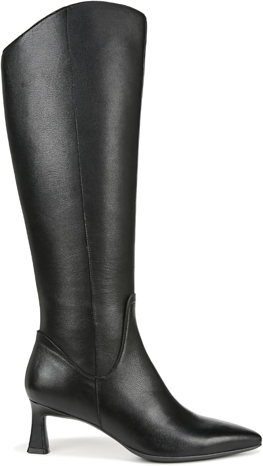 image:imageNaturalizer womens Deesha Pointed Toe Tall BootBlack Leather