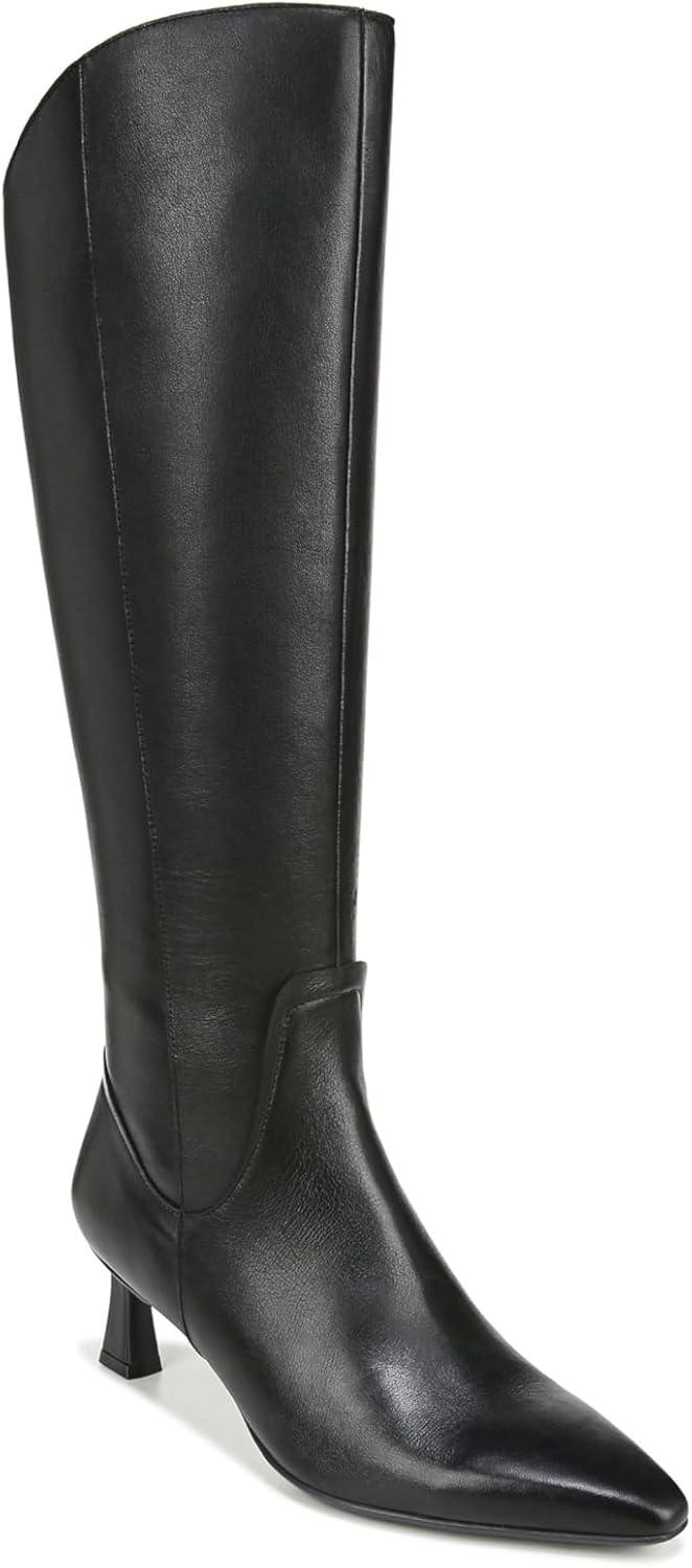 image:imageNaturalizer womens Deesha Pointed Toe Tall BootBlack Leather Wide Calf