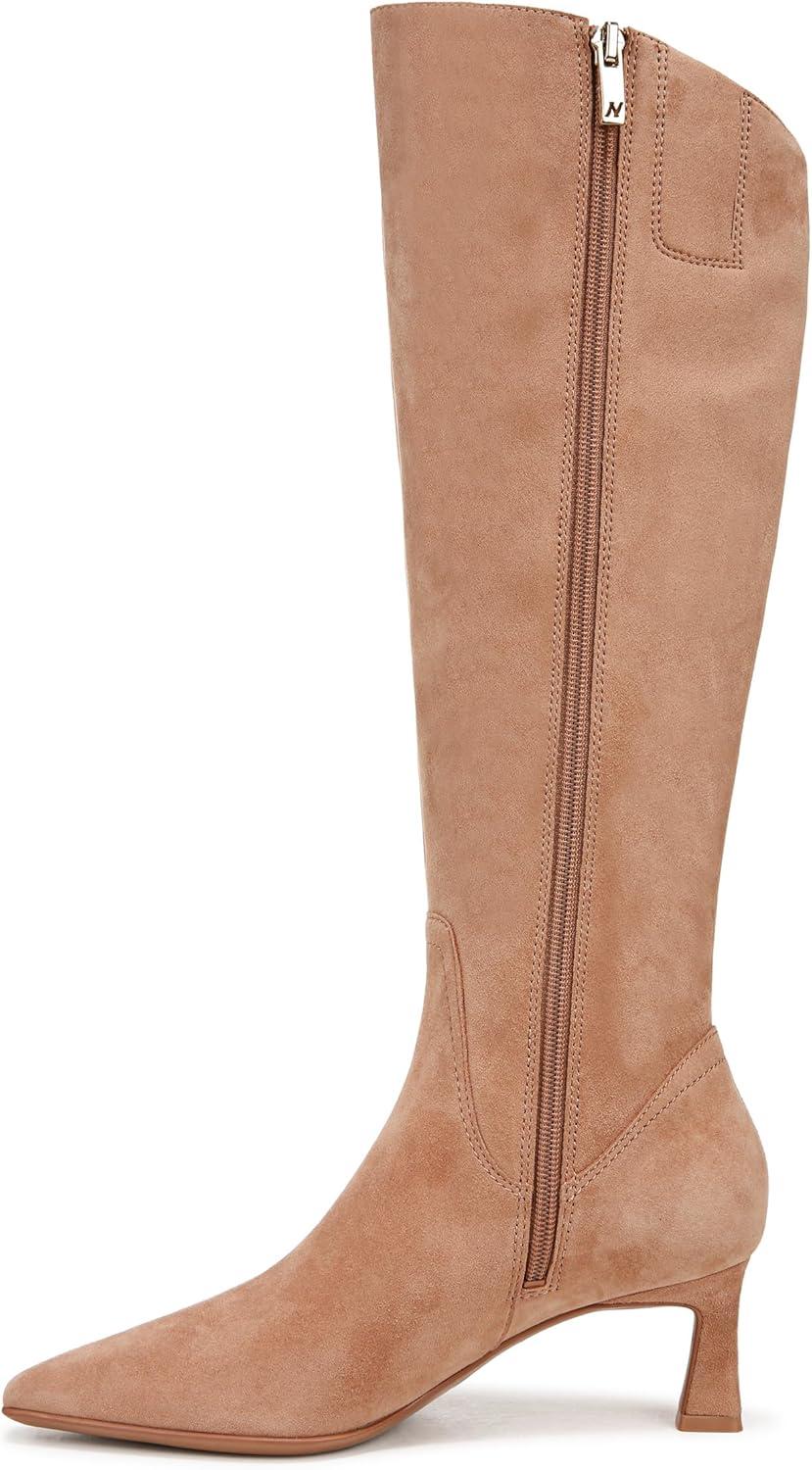 image:imageNaturalizer womens Deesha Pointed Toe Tall BootCaf Suede Narrow Calf