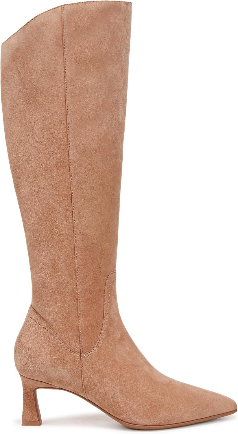 image:imageNaturalizer womens Deesha Pointed Toe Tall BootCafe Brown Suede Wide Calf