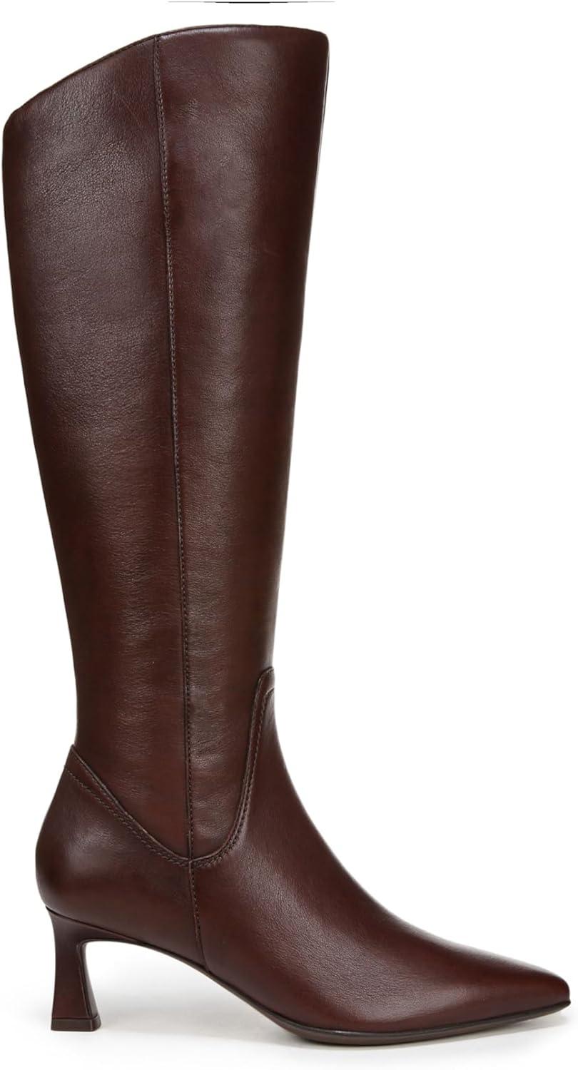 image:imageNaturalizer womens Deesha Pointed Toe Tall BootChocolate Brown Leather