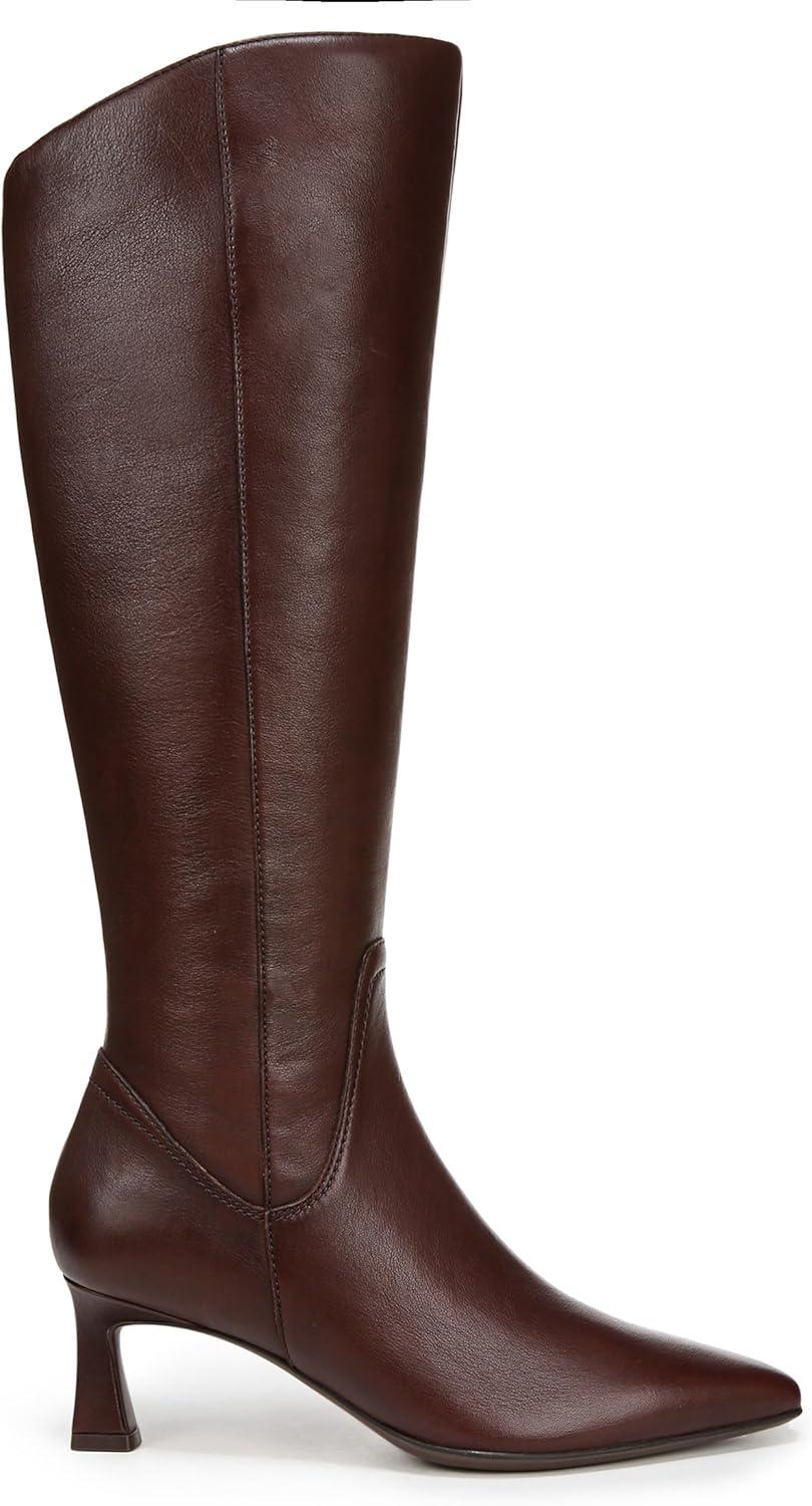 image:imageNaturalizer womens Deesha Pointed Toe Tall BootChocolate Brown Leather Narrow Calf