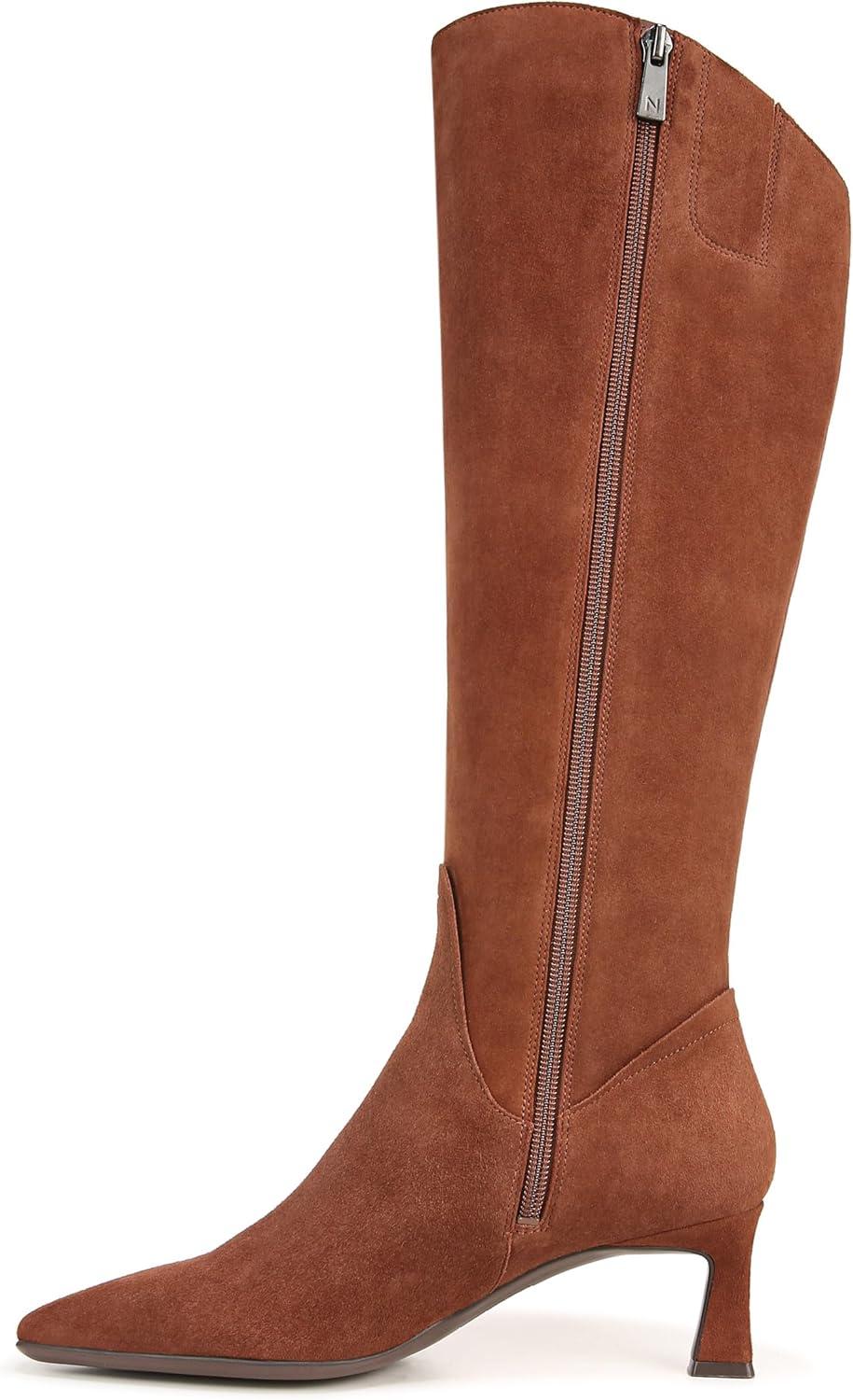 image:imageNaturalizer womens Deesha Pointed Toe Tall BootCocoa Brown Suede