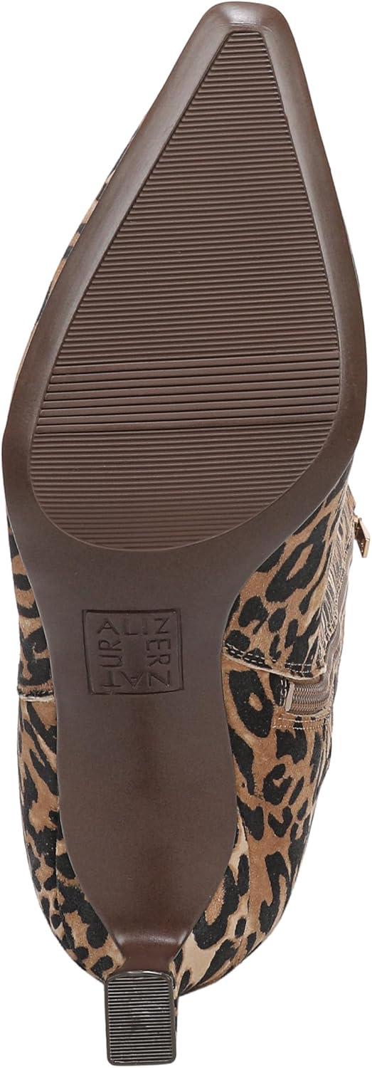 image:imageNaturalizer womens Deesha Pointed Toe Tall BootDark Brown Leopard Suede