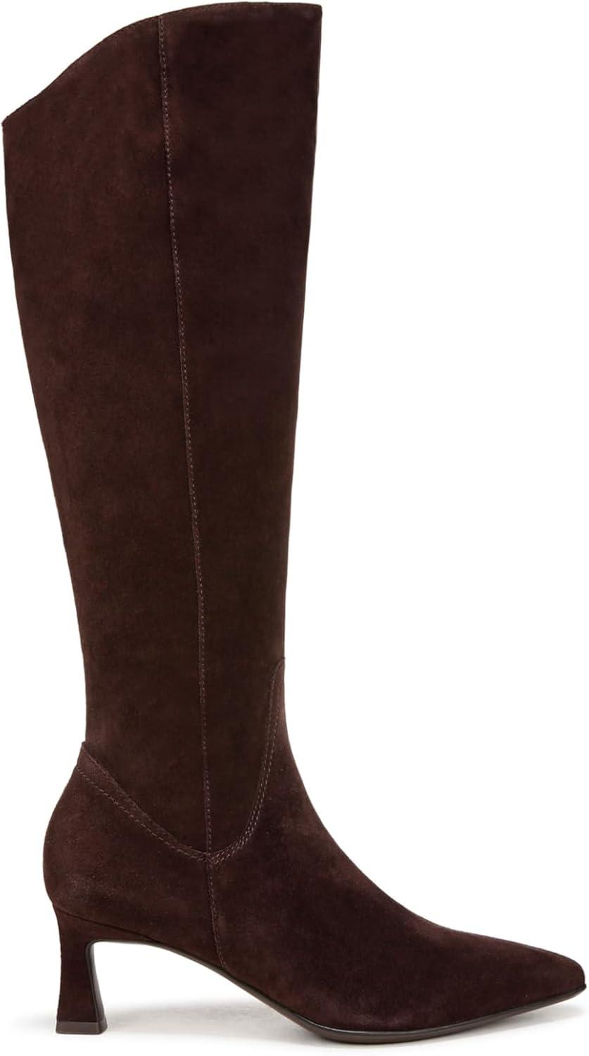 image:imageNaturalizer womens Deesha Pointed Toe Tall BootMahogany Brown Suede