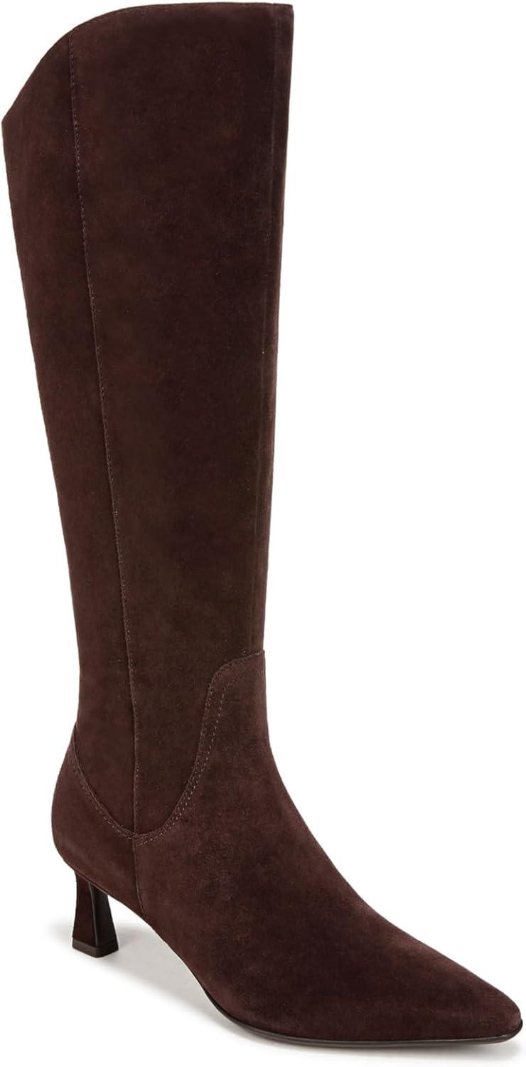 image:imageNaturalizer womens Deesha Pointed Toe Tall BootMahogany Brown Suede