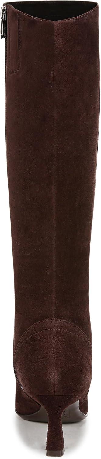image:imageNaturalizer womens Deesha Pointed Toe Tall BootMahogany Brown Suede Wide Calf