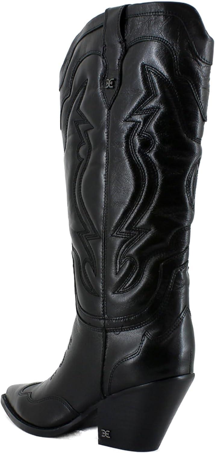 image:imageSam Edelman Womens James Western BootBlack Leather Wide Calf