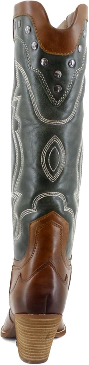 image:imageSam Edelman Womens James Western BootGreenCopper Leather
