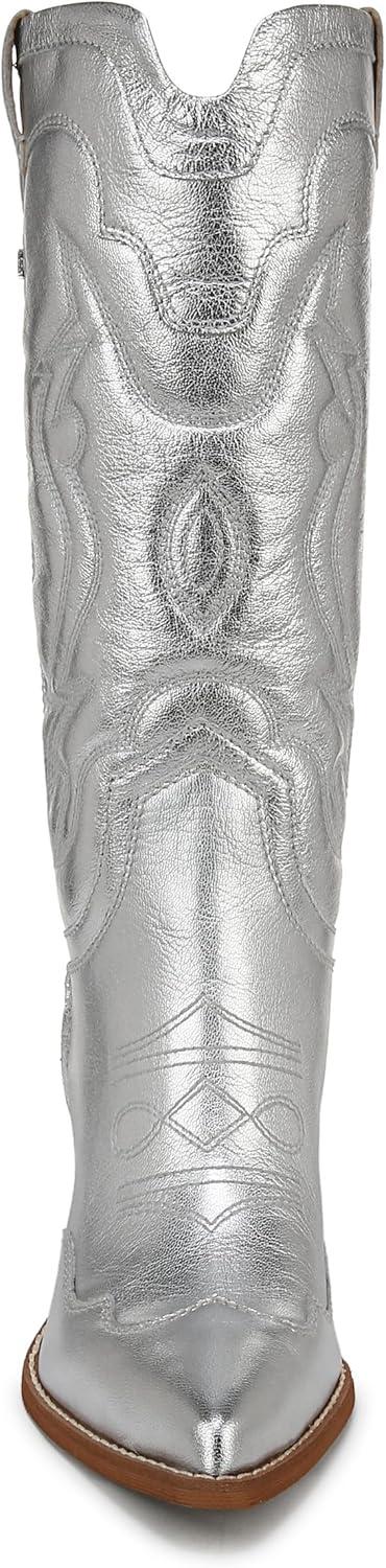image:imageSam Edelman Womens James Western BootSilver Wide Calf