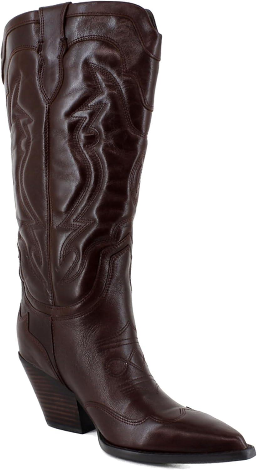 image:imageSam Edelman Womens James Western BootSpiced Pecan Wide Calf