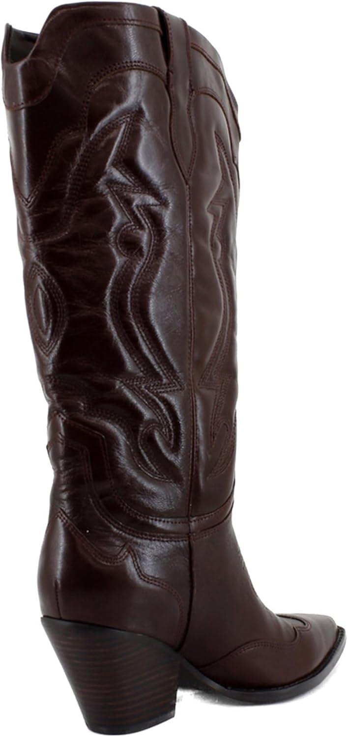 image:imageSam Edelman Womens James Western BootSpiced Pecan Wide Calf