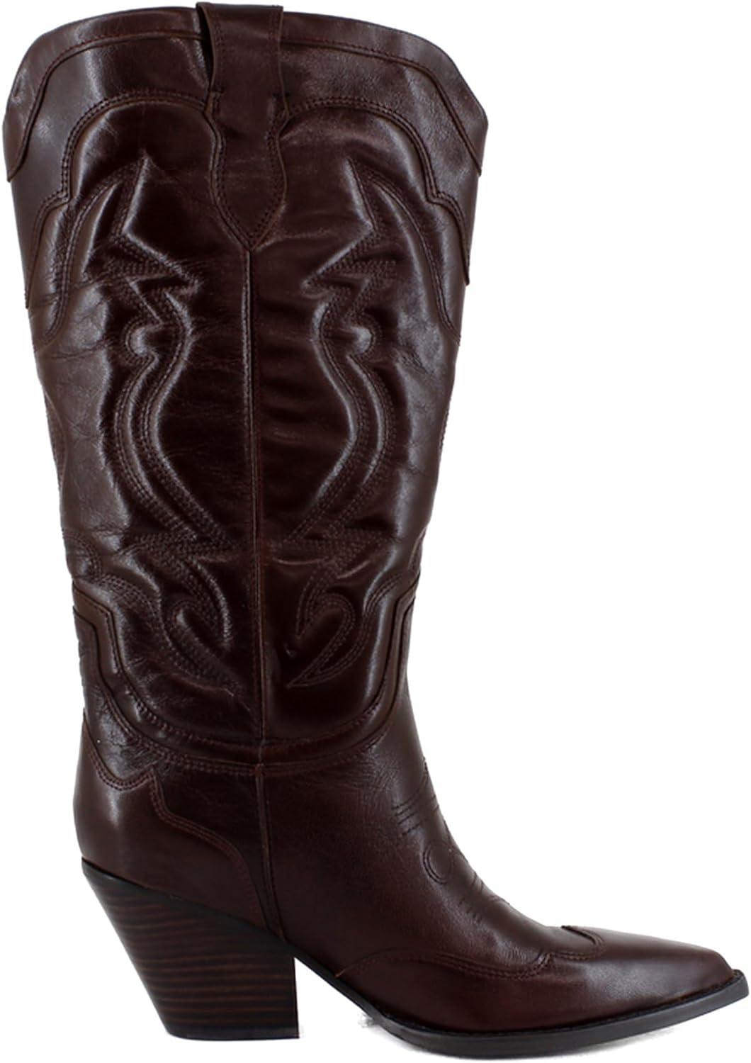 image:imageSam Edelman Womens James Western BootSpiced Pecan Wide Calf