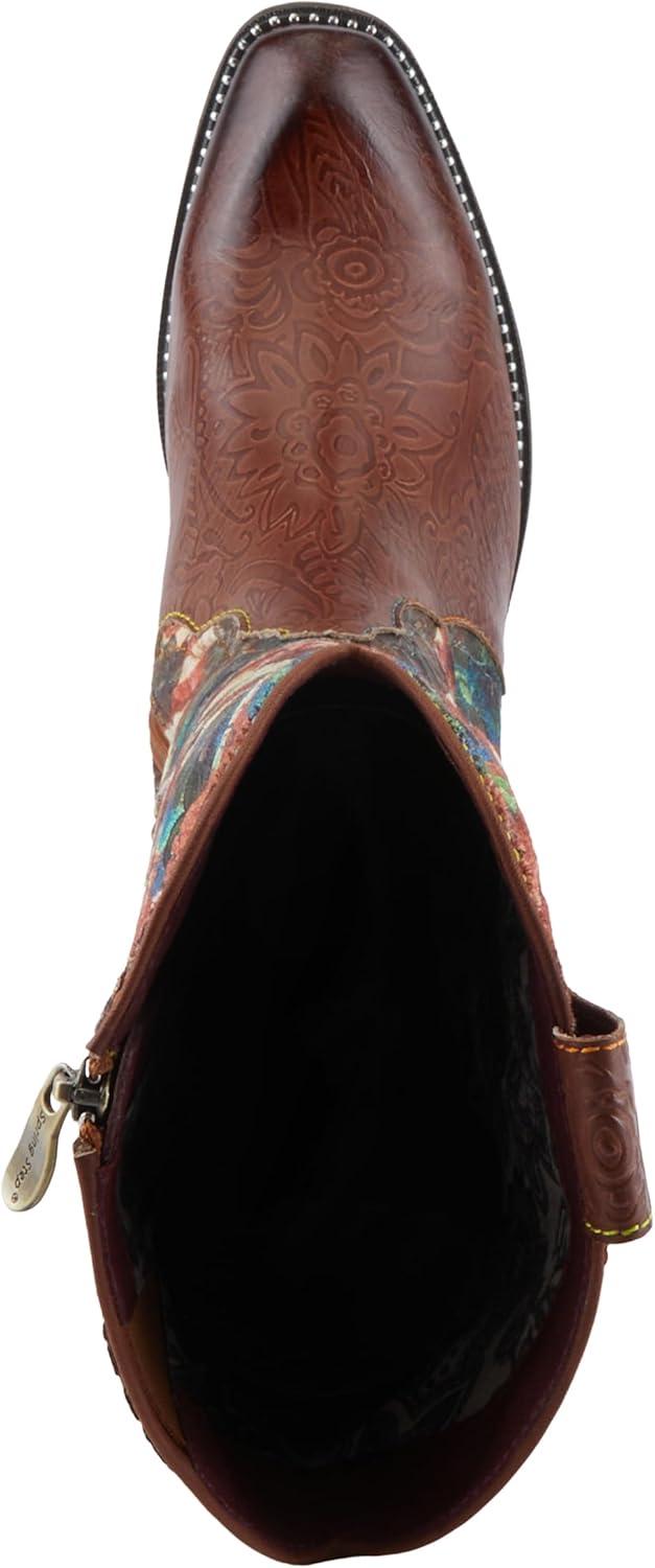 image:imageSpring Step LArtiste Womens Rodeo Queenviv Knee High BootBrown Multi