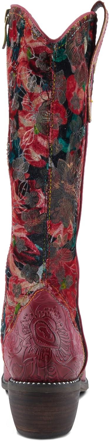 image:imageSpring Step LArtiste Womens Rodeo Queenviv Knee High BootRed Multi