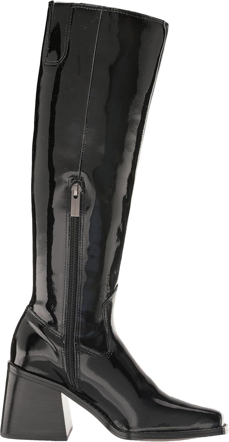 image:imageVince Camuto Womens Sangeti Stacked Heel Knee High Boot FashionBlack Patent
