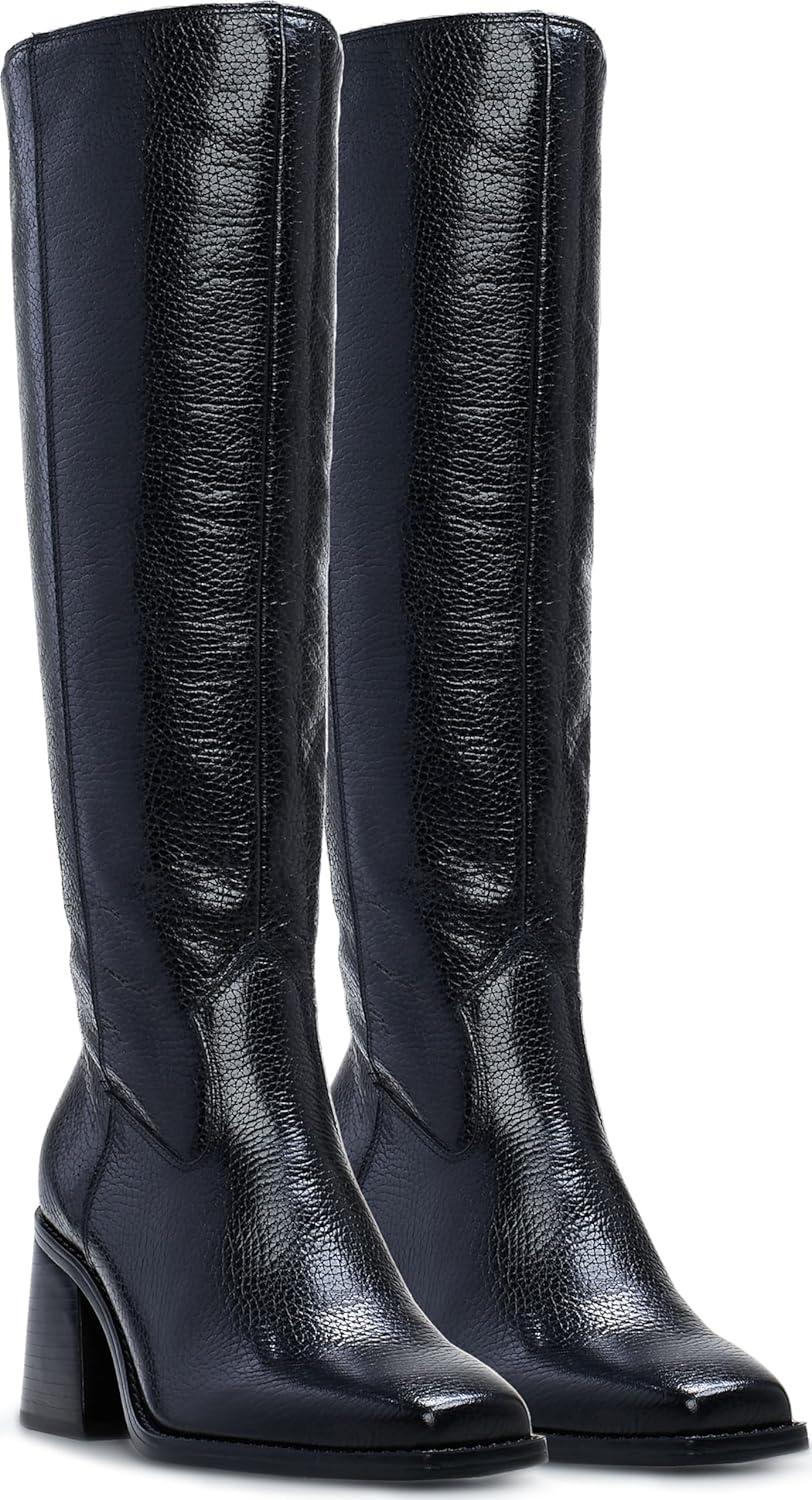 image:imageVince Camuto Womens Sangeti Stacked Heel Knee High Boot FashionBlk Bntblt
