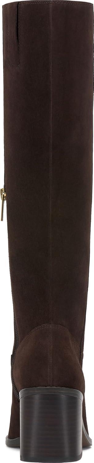 image:imageVince Camuto Womens Sangeti Stacked Heel Knee High Boot FashionBrownie Suede