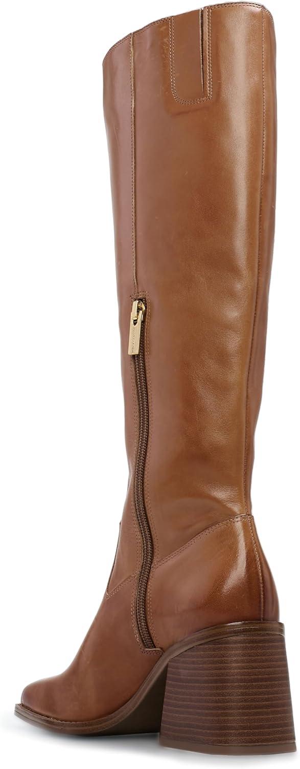 image:imageVince Camuto Womens Sangeti Stacked Heel Knee High Boot FashionGolden Walnut