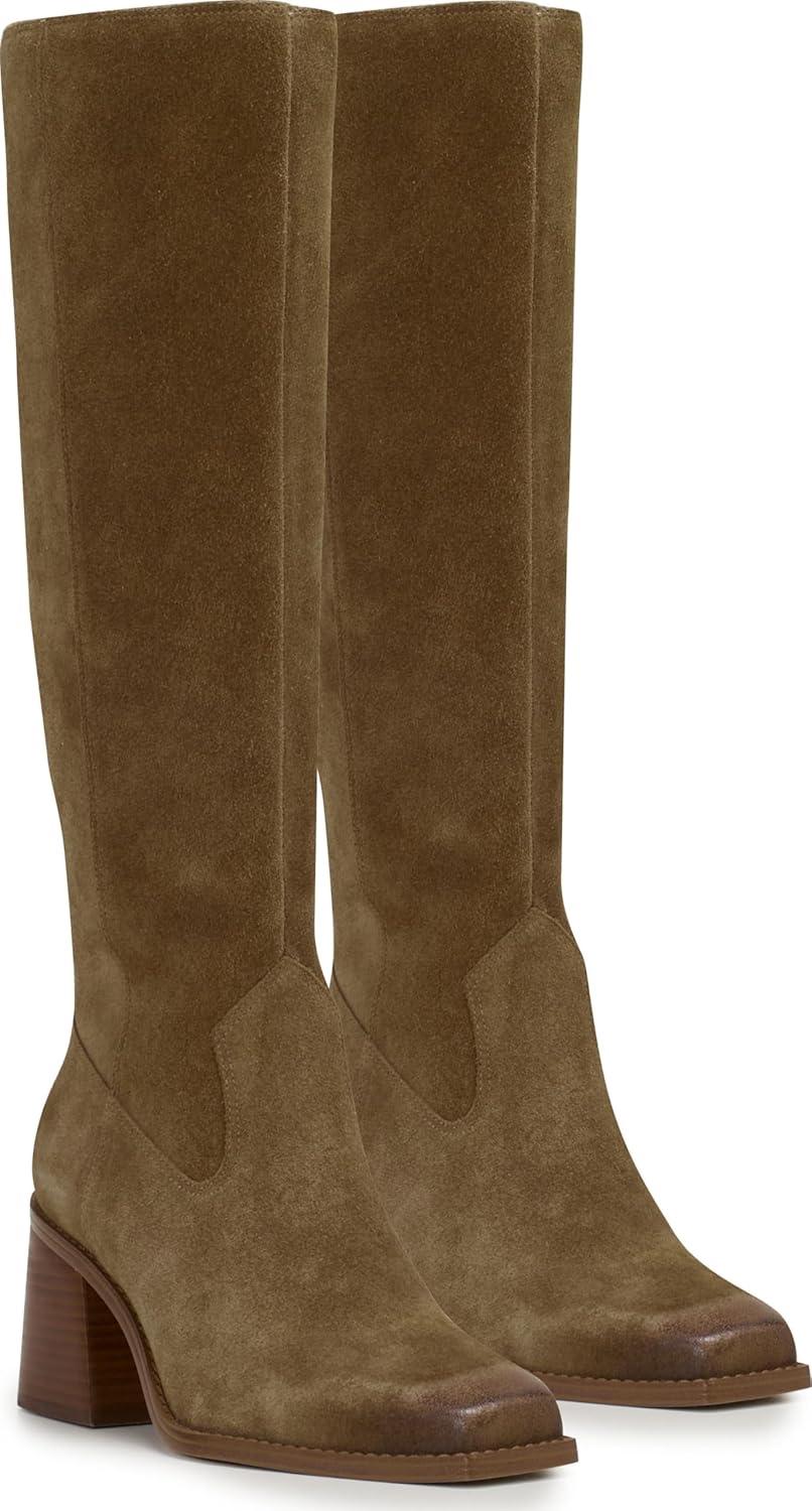 image:imageVince Camuto Womens Sangeti Stacked Heel Knee High Boot FashionReishi
