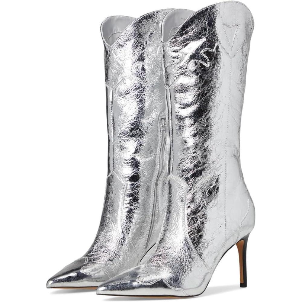 image:imageDolce Vita Womens Kasedy Fashion BootSilver Distressed Leather