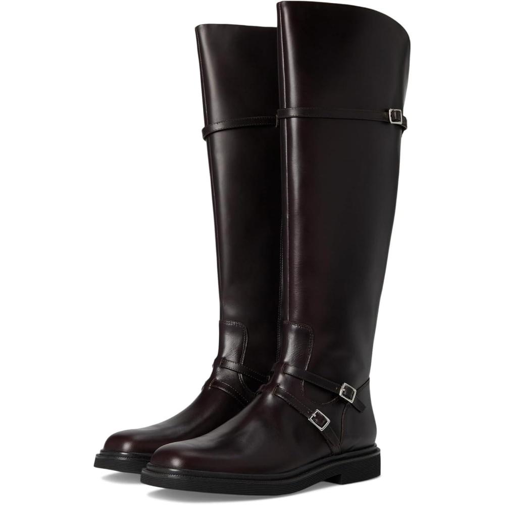 image:imageFranco Sarto womens Ainsley High Shaft BootsDark Hickory Brown Leather 1