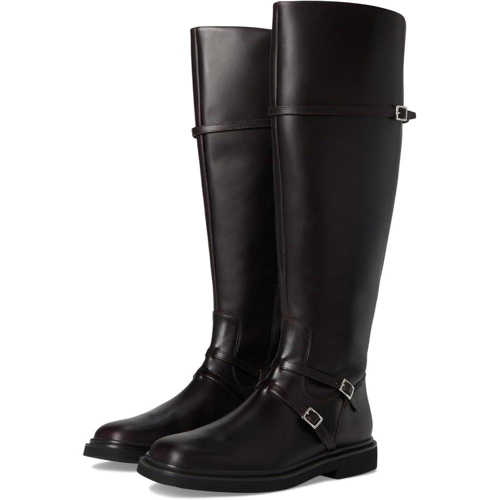 image:imageFranco Sarto womens Ainsley High Shaft BootsDark Hickory Brown Leather