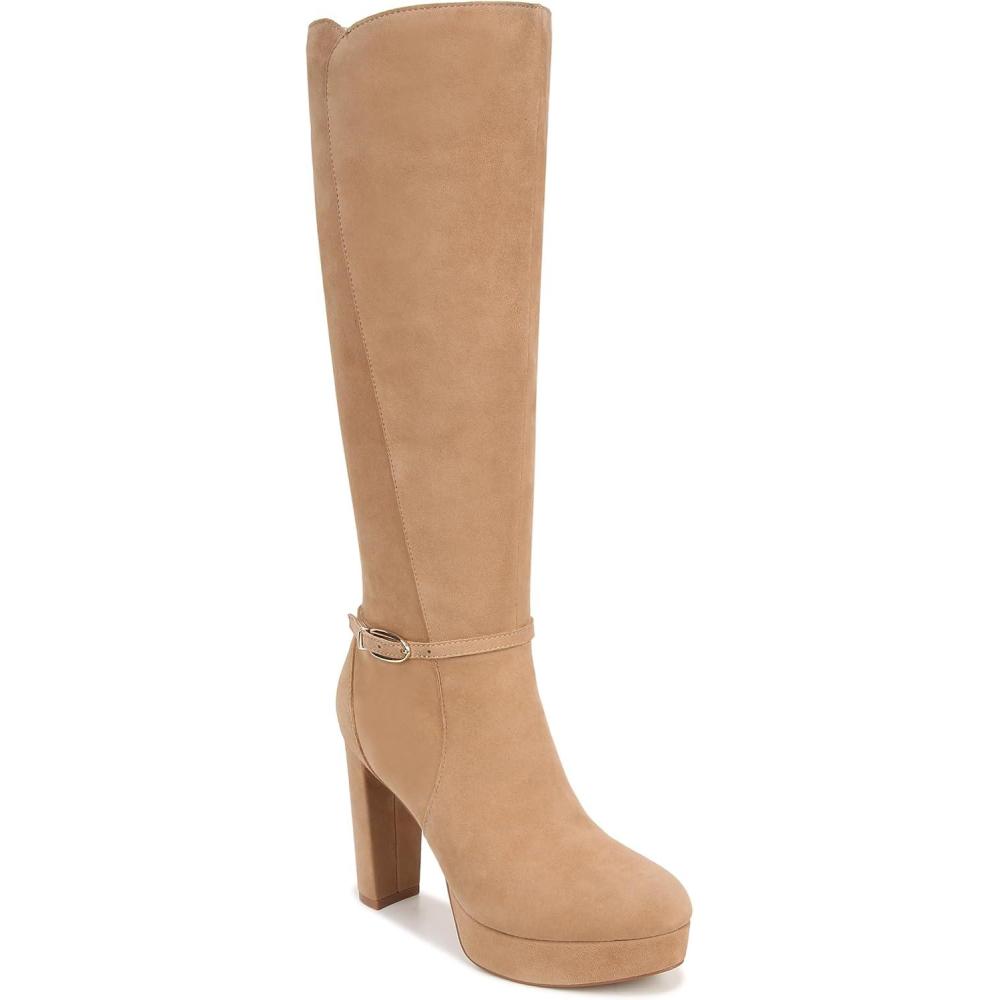 image:imageNaturalizer Womens Fenna Platform Tall Dress Boot Knee HighBamboo Tan Suede