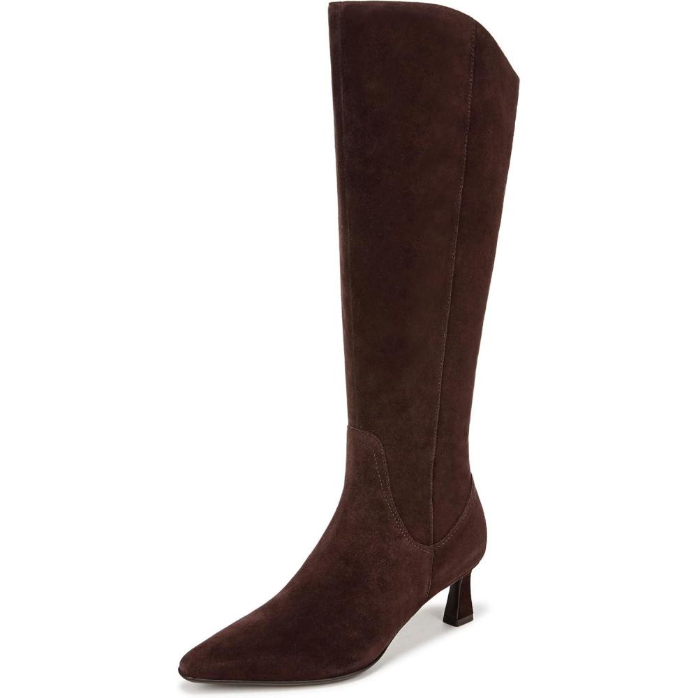 image:imageNaturalizer womens Deesha Pointed Toe Tall BootMahogany Brown Suede Wide Calf