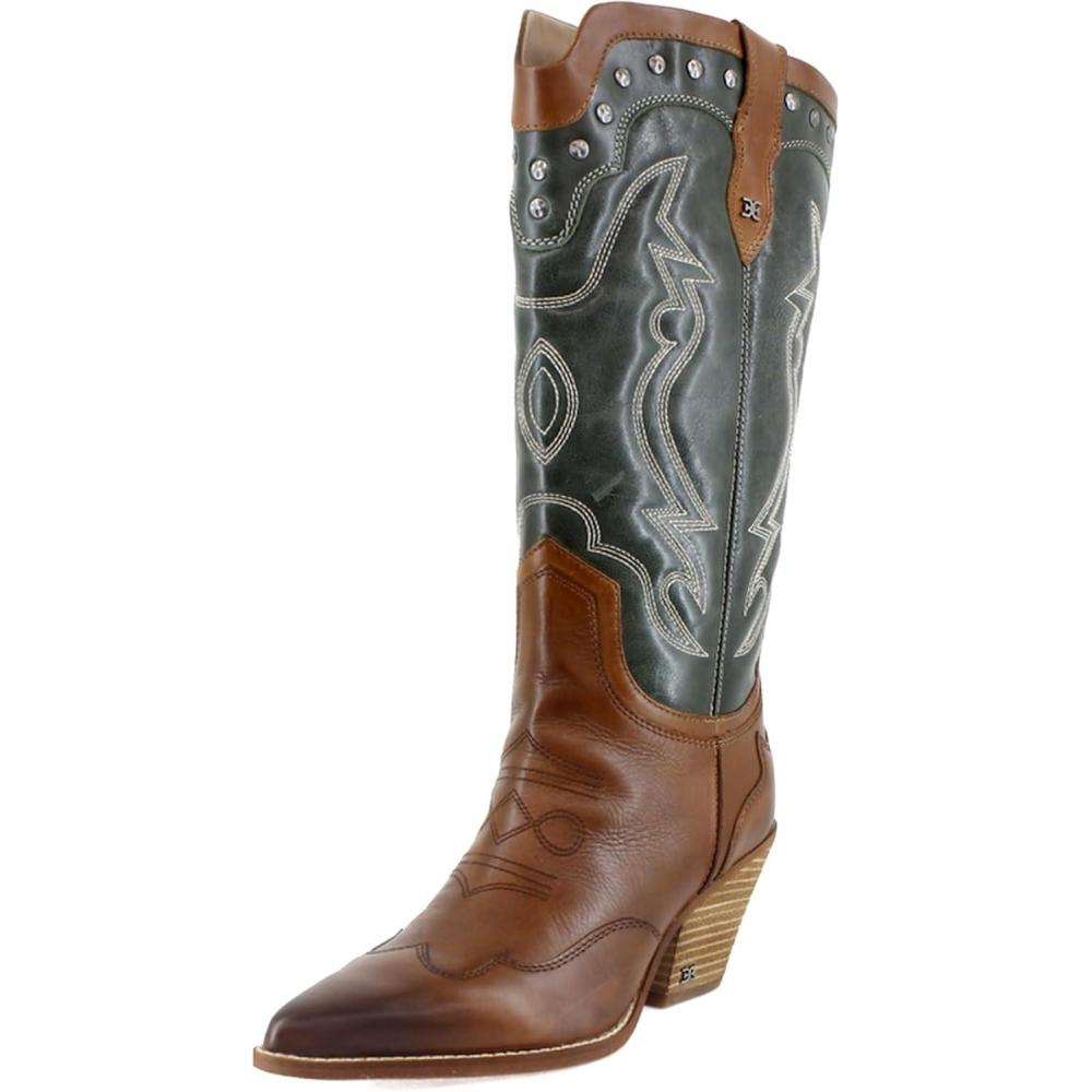image:imageSam Edelman Womens James Western BootGreenCopper Leather