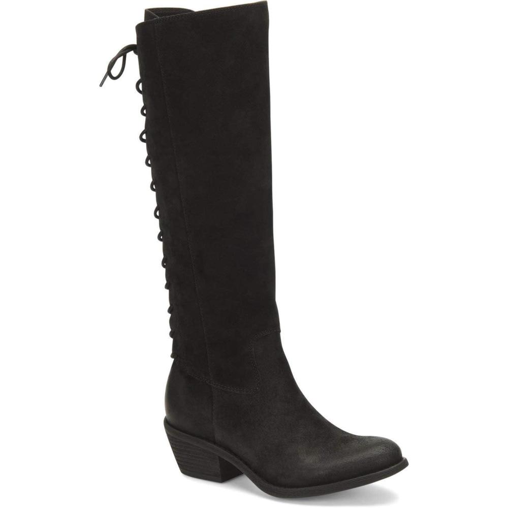 image:imageSofft womens Sharnell Heel WaterproofBlack Oiled Cow Suede