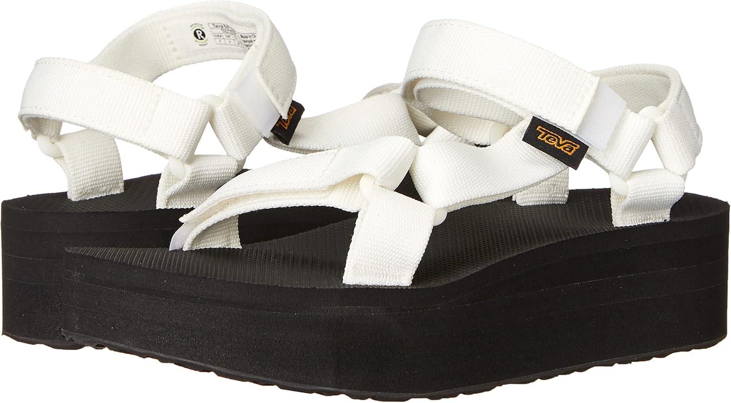 image:imageTeva Womens Flatform Universal SandalBlackWhite