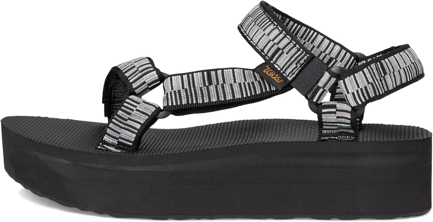 image:imageTeva Womens Flatform Universal SandalDigit BlackWhite