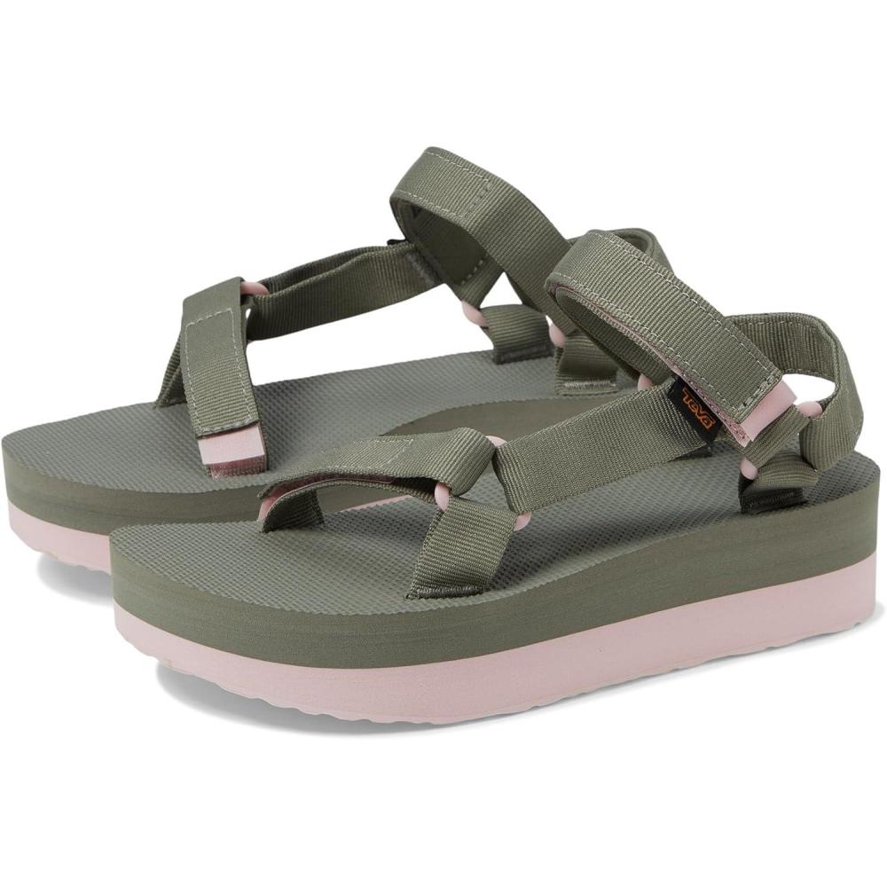 image:imageTeva Womens Flatform Universal SandalOliveWhisper