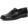 Free People Women’s Blanket Stitch Loafers Contemporary(Black)