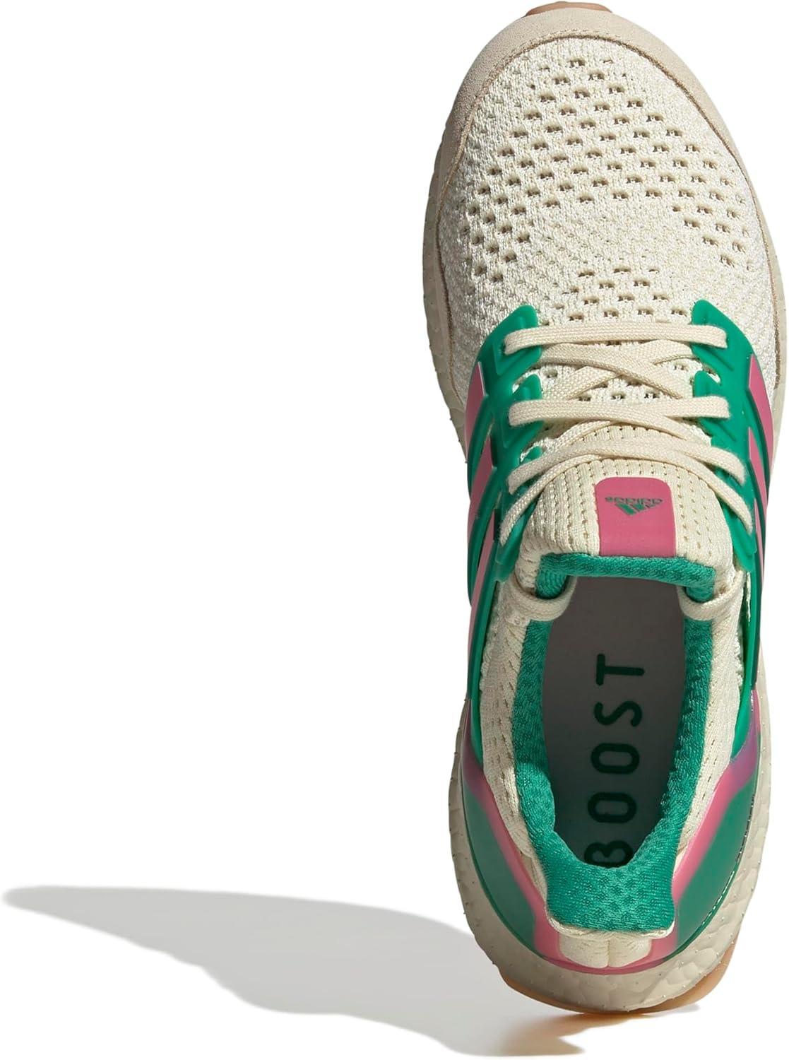image:imageAdidas Womens Ultraboost 10 DnaSneakerOff WhitePink FusionCourt Green