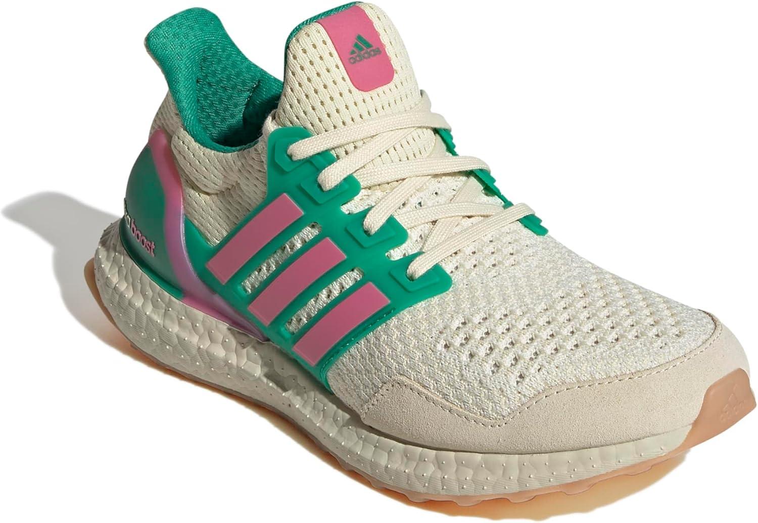 image:imageAdidas Womens Ultraboost 10 DnaSneakerOff WhitePink FusionCourt Green