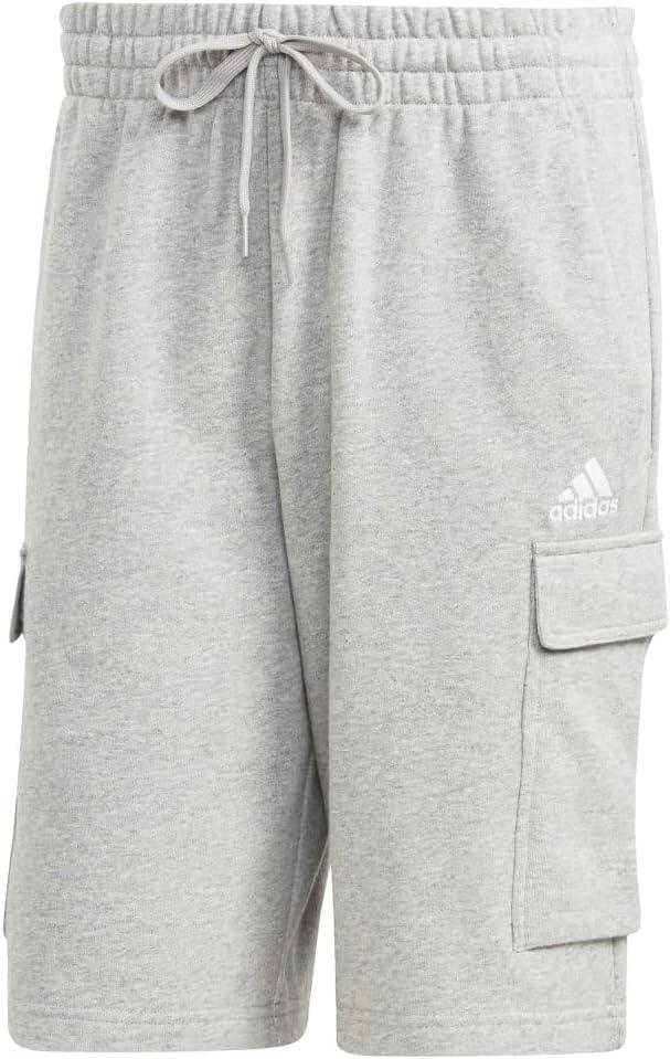 image:imageadidas Big ampamp Tall Essentials French Terry Cargo ShortsMedium Grey Heather